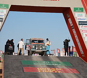 Dakar Classic starto arka, Karolis Rai&scaron;ys ir Christophe Marques