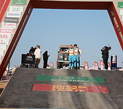 Dakar Classic starto arka, Karolis Rai&scaron;ys ir Christophe Marques