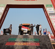 Dakar Classic starto arka, Ignas Daunoravičius ir Shammie Baridwan