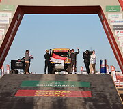 Dakar Classic starto arka, Ignas Daunoravičius ir Shammie Baridwan
