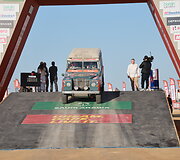 Dakar Classic starto arka, Karolis Rai&scaron;ys ir Christophe Marques