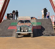 Dakar Classic starto arka, Karolis Rai&scaron;ys ir Christophe Marques