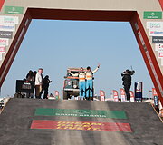 Dakar Classic starto arka, Karolis Rai&scaron;ys ir Christophe Marques