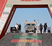 Dakar Classic starto arka, Karolis Rai&scaron;ys ir Christophe Marques