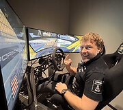 Įžymybės i&scaron;bandė virtualią &bdquo;Lithuanian Motorsport Park&ldquo; trasą