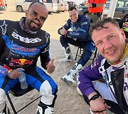 &bdquo;AG Dakar School&ldquo; atstovai Saulius Klevinskas ir Edvard Sokolovski (Dubai Baja)