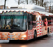 Kalėdinis autobusas Vilniuje
