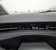 Arktinis elektromobilio Volkswagen ID.7 testas