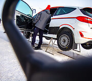 Jaunieji ralio talentai i&scaron;bandė &bdquo;Ford Fiesta Rally4&ldquo; 
