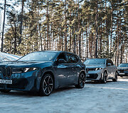 Elektrinio BMW iX3 testai Lietuvoje