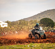 CFMoto Thunder RT fini&scaron;avo Portugalijos ralyje