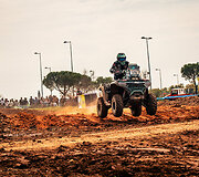 CFMoto Thunder RT fini&scaron;avo Portugalijos ralyje