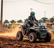 CFMoto Thunder RT fini&scaron;avo Portugalijos ralyje