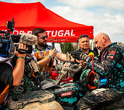 CFMoto Thunder RT fini&scaron;avo Portugalijos ralyje