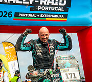 CFMoto Thunder RT fini&scaron;avo Portugalijos ralyje