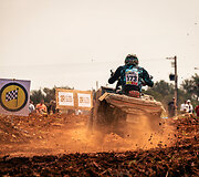CFMoto Thunder RT fini&scaron;avo Portugalijos ralyje