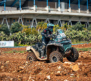 CFMoto Thunder RT fini&scaron;avo Portugalijos ralyje