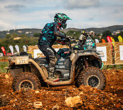 CFMoto Thunder RT fini&scaron;avo Portugalijos ralyje