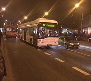 Trijų troleibusų avarija Žirmūnuose