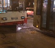 Trijų troleibusų avarija Žirmūnuose