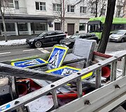 Keičiami ženklai Kęstučio g. 2 (Kas vyksta Kaune nuotr.)