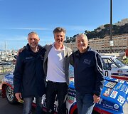 Karolis Rai&scaron;ys su Ovidijum Meilūnu &bdquo;Monte Carlo Historique&ldquo;  starte