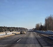 Automagistralė A1 ties Kryžkalniu