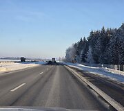 Automagistralė A1 ties Kryžkalniu