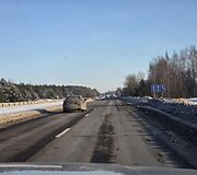 Automagistralė A1 ties Kryžkalniu