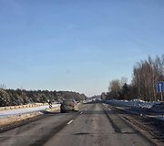 Automagistralė A1 ties Kryžkalniu