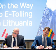 Pasira&scaron;yta elektroninės kelių rinkliavos sistemos e-tolling sutartis