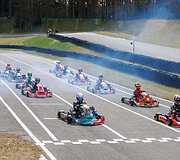 Kartingų čempionato II etapas kartu su Baltijos Taurės I etapu Kandavoje