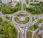 Santari&scaron;kių žiedinėje sankryžoje atidaryta sraigtasparnių aik&scaron;telė