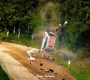 Lenkijos ekipažo avarija Rally Auk&scaron;taitija