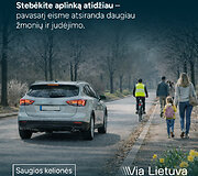 Sezoniniai Kelių eismo taisyklių pasikeitimai nuo balandžio 1 d.