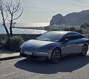 Elektromobilis XPENG P7+: testai