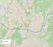 Vilniaus metro C linijos schema