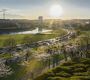 Simonas Rudaminas/ Vakaras prie upės