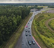 Daugiau nei 100 &bdquo;Porsche&ldquo; Kauno Rotu&scaron;ės aik&scaron;tėje ir Nemuno žiede