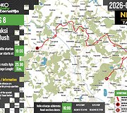 GR 8. Rally Žemaitija 2026 trasų žemėlapiai