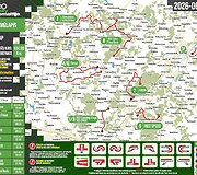 Visos trasos. Rally Žemaitija 2026 trasų žemėlapiai