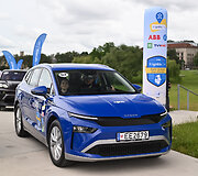 Ignitis ON elektromobilių varžybų startas Kaune