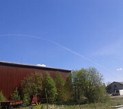 Lėktuvo manevras vir&scaron; Kulių kaimo Plungės rajone. 2014 m. gegužės 02 d. 