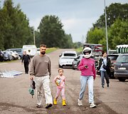 Ring Challenge lenktynės Nemuno žiede per audrą
