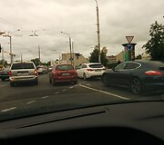 Ryto avarija Vilniuje: &bdquo;Porsche&ldquo; bakstelėjo &bdquo;Hyundai&ldquo; 2014 m. gegužės 29 d. 