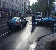 Avarija Kauno ir Raugyklos g. sankryžoje