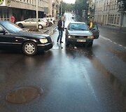 Avarija Kauno ir Raugyklos g. sankryžoje
