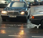 Avarija Kauno ir Raugyklos g. sankryžoje