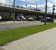Avarija prie Spaudos rūmų paralyžiavo eismą 2014 m. birželio 16 d. 