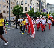 Europos žmonių su persodintais organais sporto žaidynių atidarymo ceremonija Vilniuje